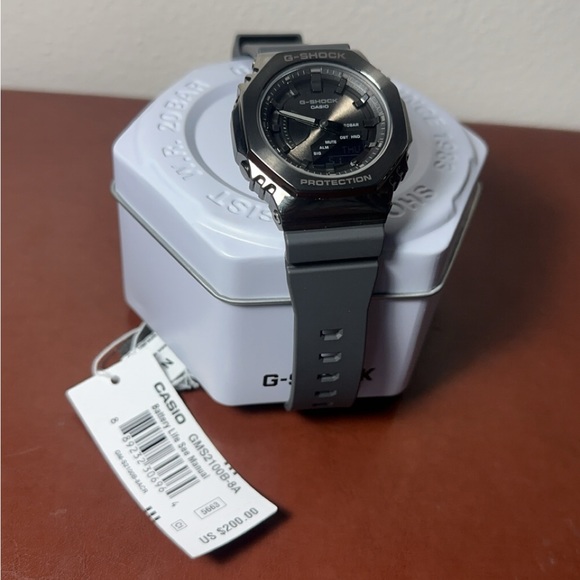 Casio G shock GMS2100B-8A stainless steel